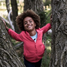 Jack Wolfskin Fleece Jacket Modesto rose Girls